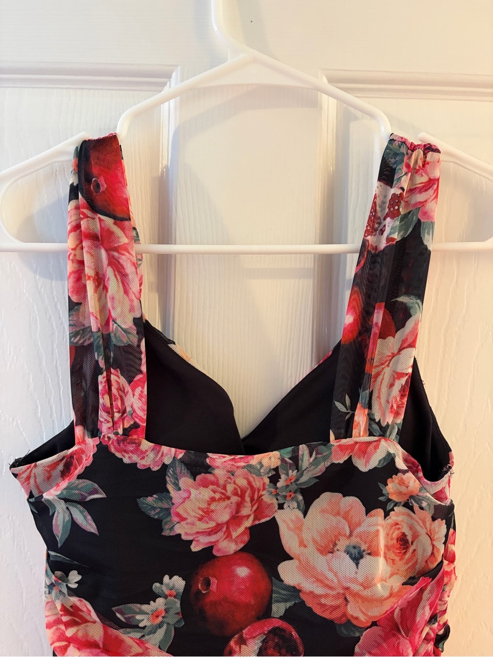 Express Ruched Midi Dress EUC - Picture 7 of 8